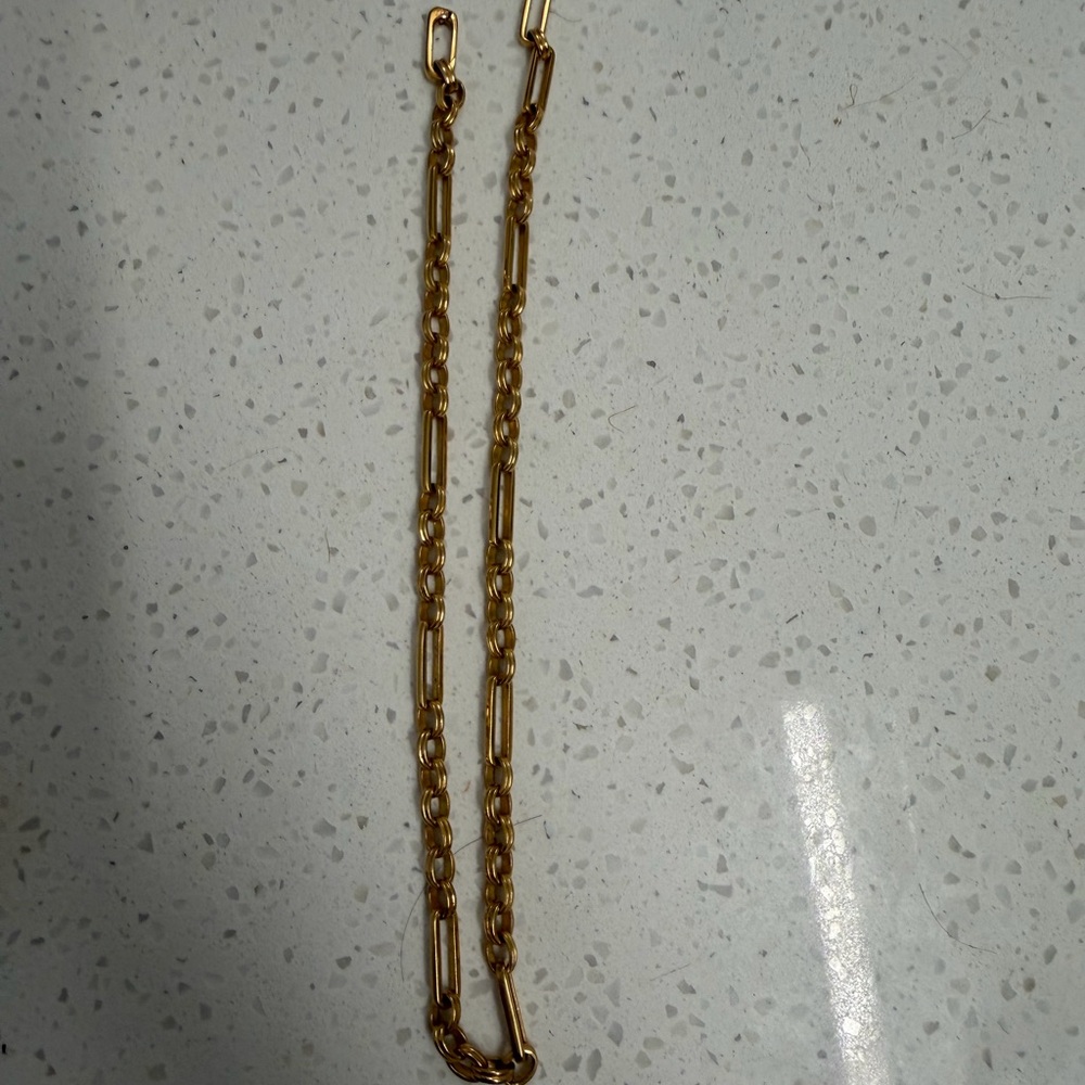 Missoma Gold Chain Necklace Paperclip Link - Picture 5 of 5